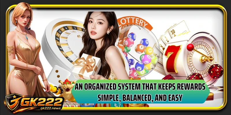An organized system that keeps rewards simple, balanced, and easy