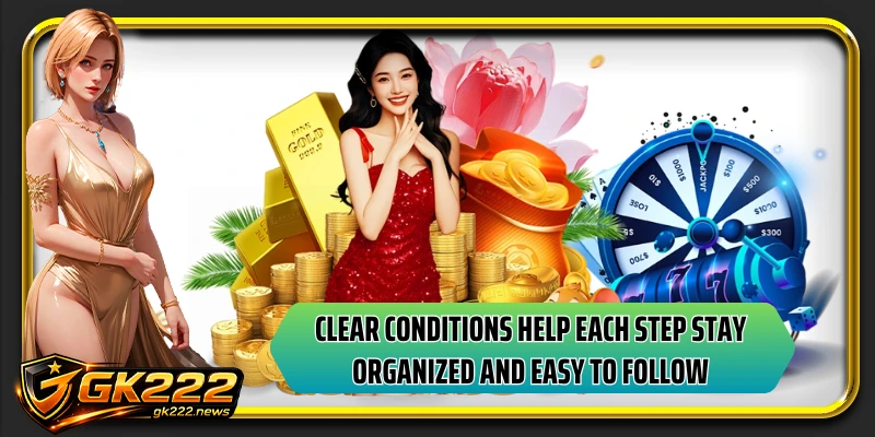 Clear conditions help each step stay organized and easy to follow