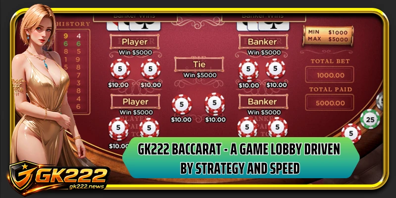 GK222 baccarat - A game lobby driven by strategy and speed