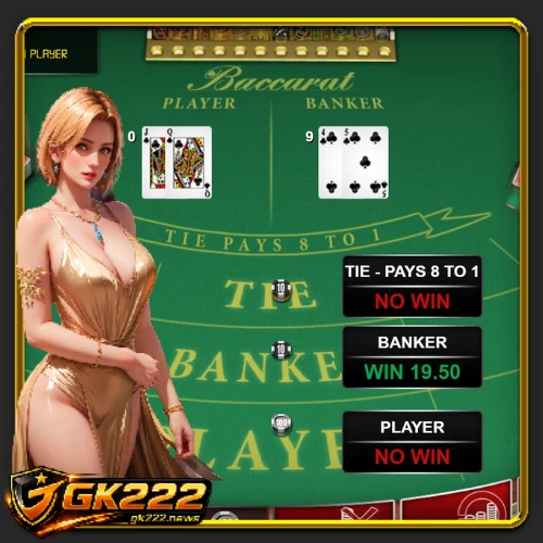 GK222 Baccarat - Flip Odds Fast By Reading Table Rhythm
