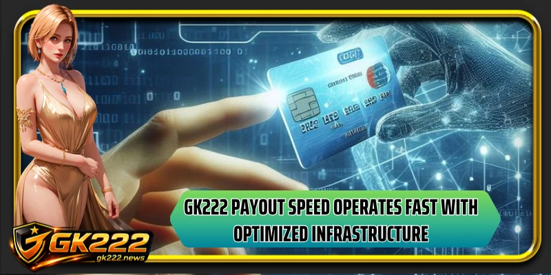 GK222 payout speed operates fast with optimized infrastructure