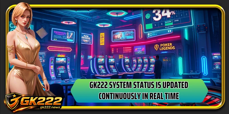 GK222 system status is updated continuously in real time
