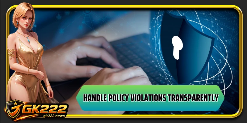 Handle policy violations transparently