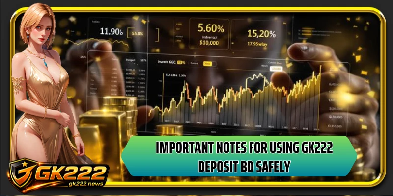 Important notes for using GK222 deposit BD safely