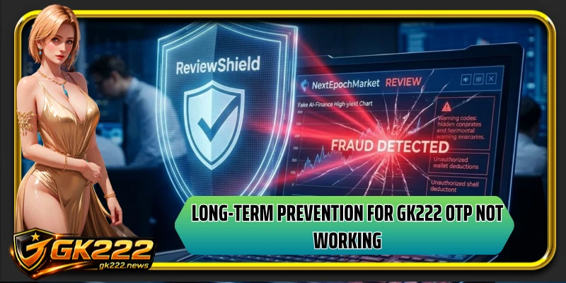 Long-term prevention for GK222 OTP not working