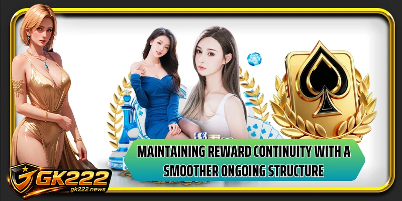 Maintaining reward continuity with a smoother ongoing structure