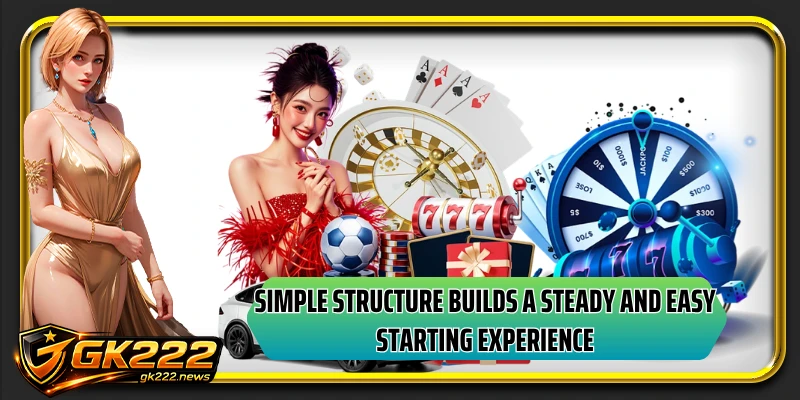 Simple structure builds a steady and easy starting experience